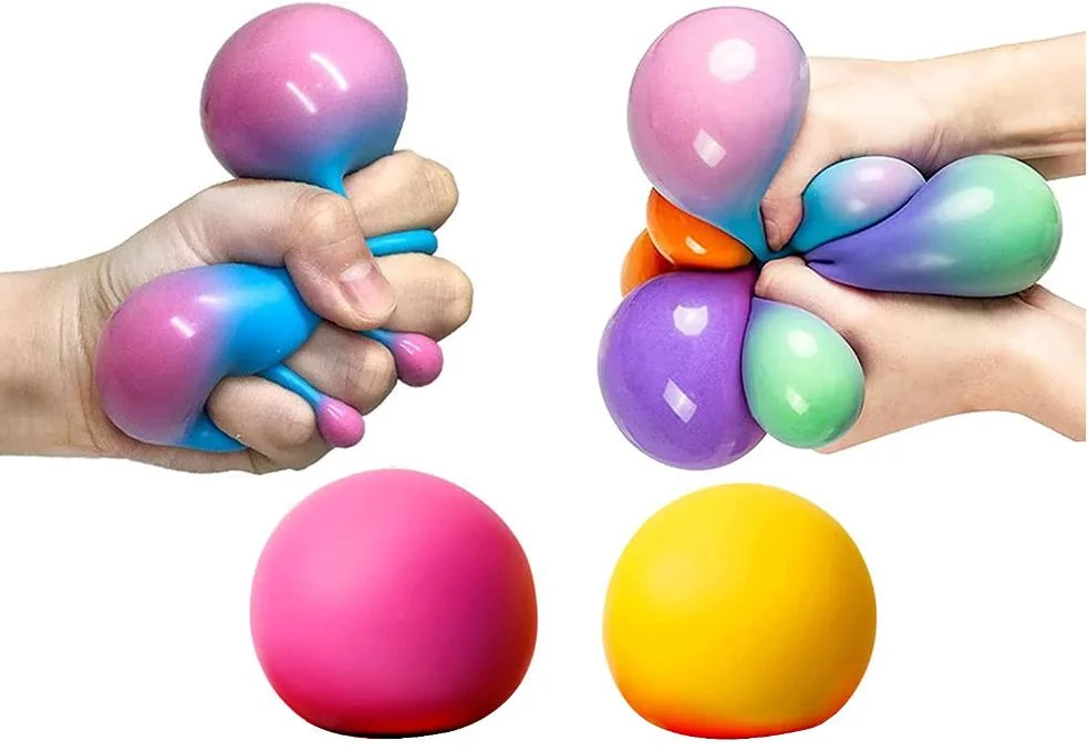 Custom Material PU Foam or TPR Squeeze Toy Stress Ball Squishy Fidget Toys